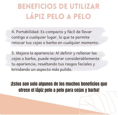 Vista 5 de LÁPIZ PARA CEJAS Y BARBA - COLOR Y NUMERO: LAPIZ COLOR CAFE OSCURO #02